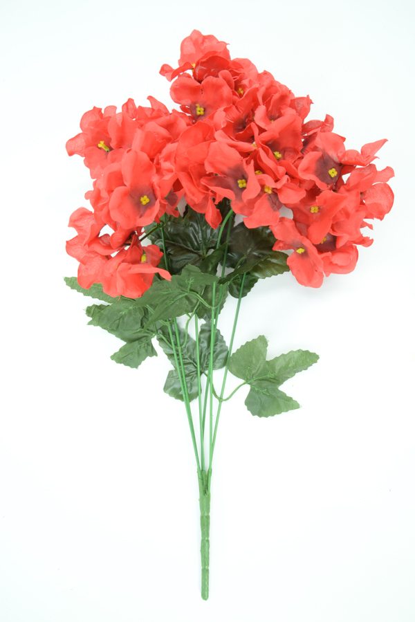 Red Hydrangea Bush, Silk Hydrangea Bushes Wholesale